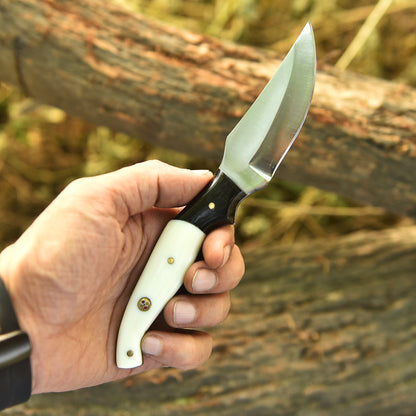 Hand Forged Full Tang Skinner Knife Resin Handle D2 Steel