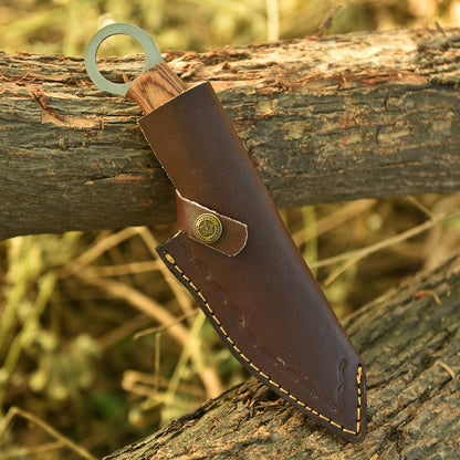Hand Forged Full Tang Skinner Knife Pakkawood Handle D2 Steel