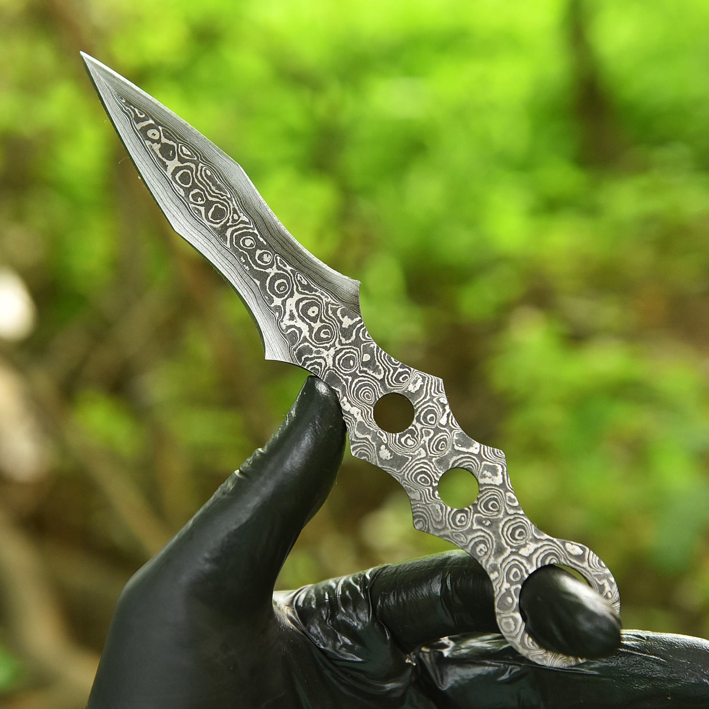 7.5" Full Tang Precision Handcrafted Damascus Steel Dagger Blank Blade