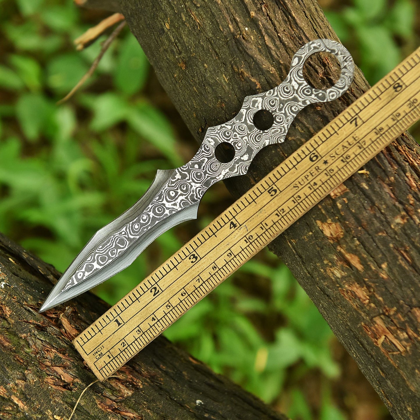 7.5" Full Tang Precision Handcrafted Damascus Steel Dagger Blank Blade