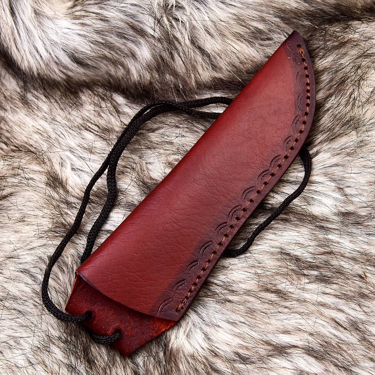 High Quality Leather Knife Fixed Blade Knife Sheath Skinner Knife Sheath