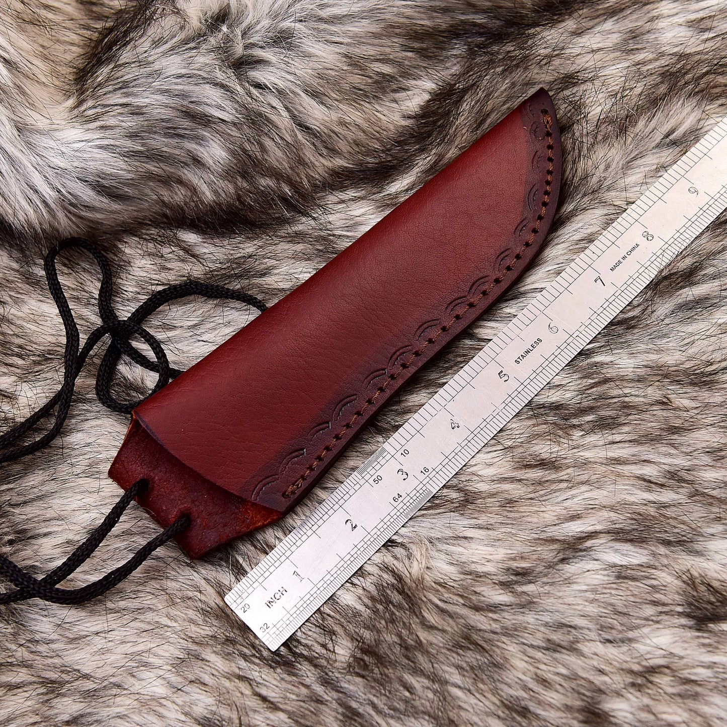 High Quality Leather Knife Fixed Blade Knife Sheath Skinner Knife Sheath