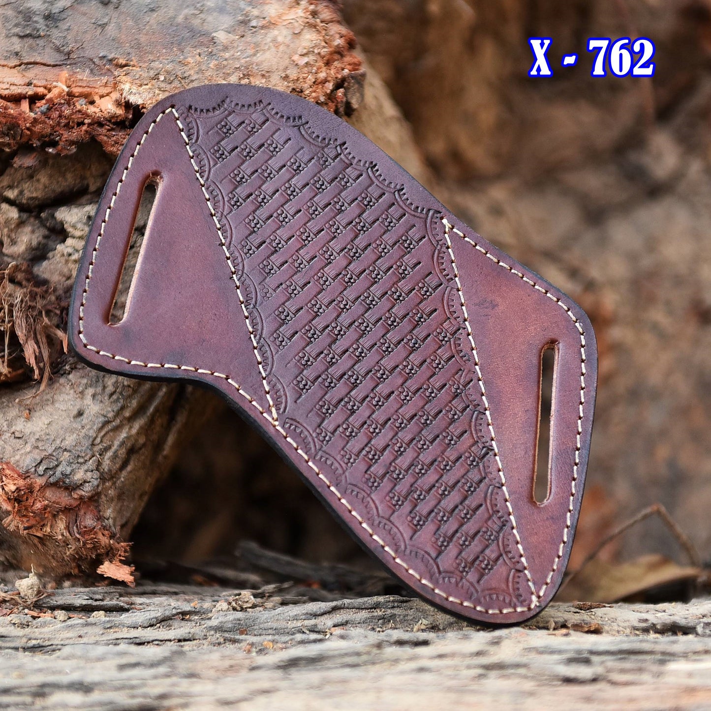 Custom Handmade Full Grain Leather Fixed Blade Knife Sheath