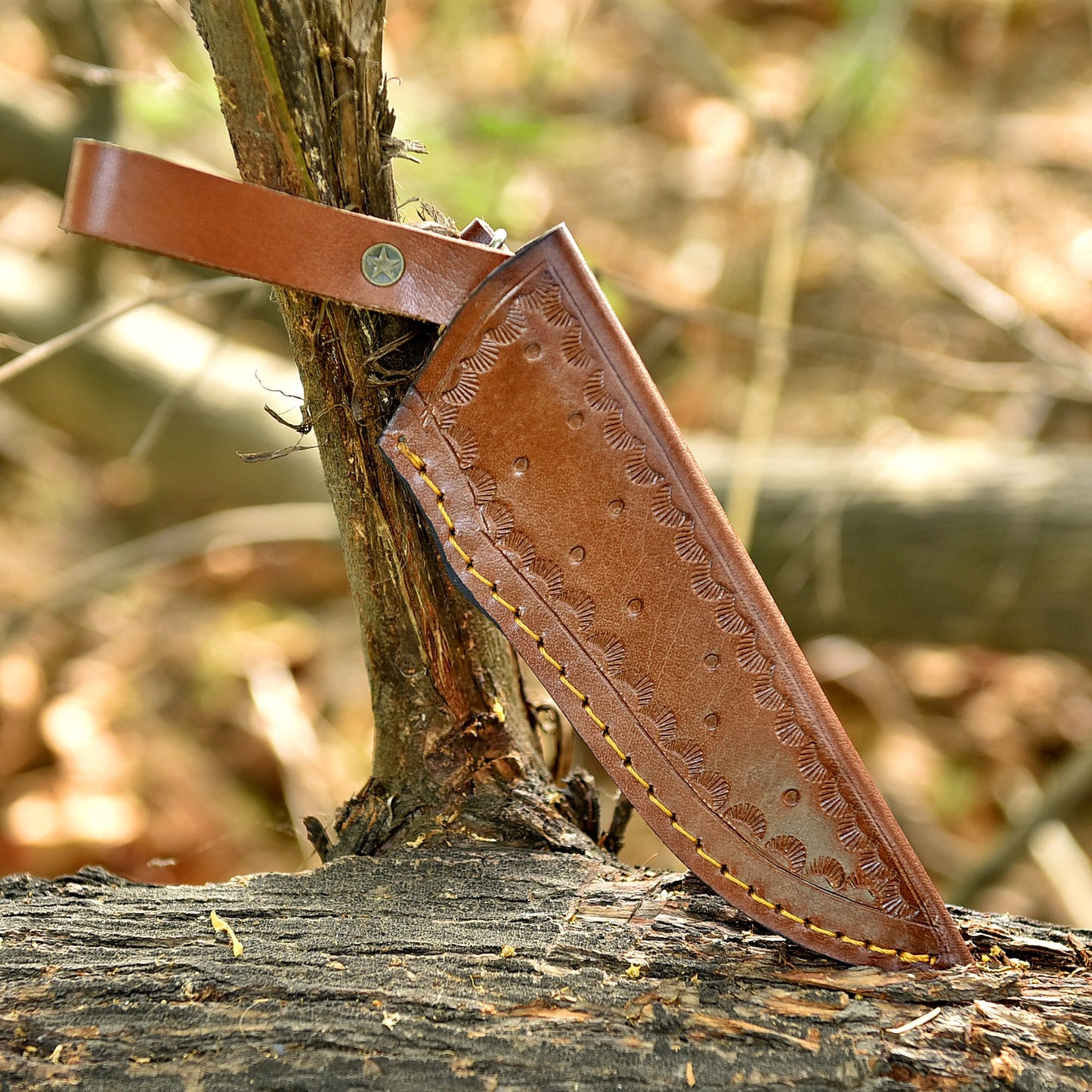 Professional Grade Hand Stitched Fix Blade Knife Genuine Leather Sheath