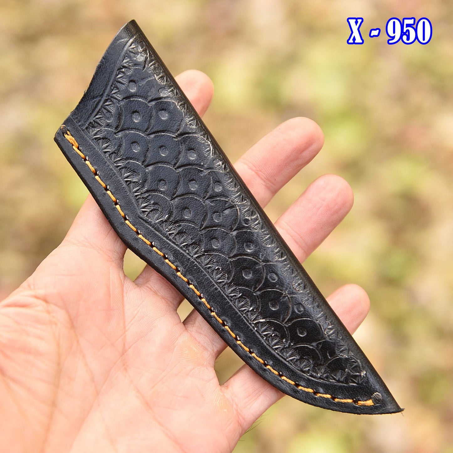 Elite Handmade Fixed Blade Skinner Knife Rust Protection Leather Sheath