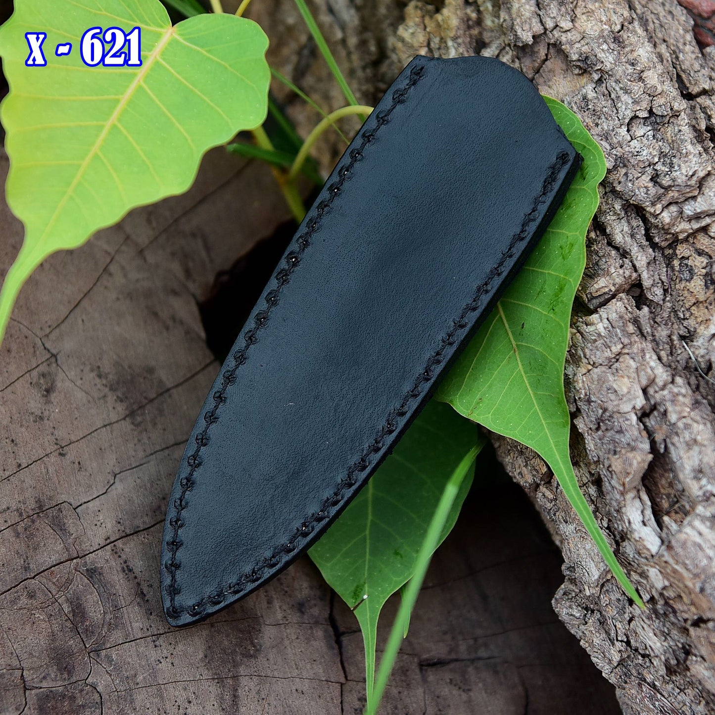 Custom Hand Forged Genuine Leather Dagger Knife Sheath