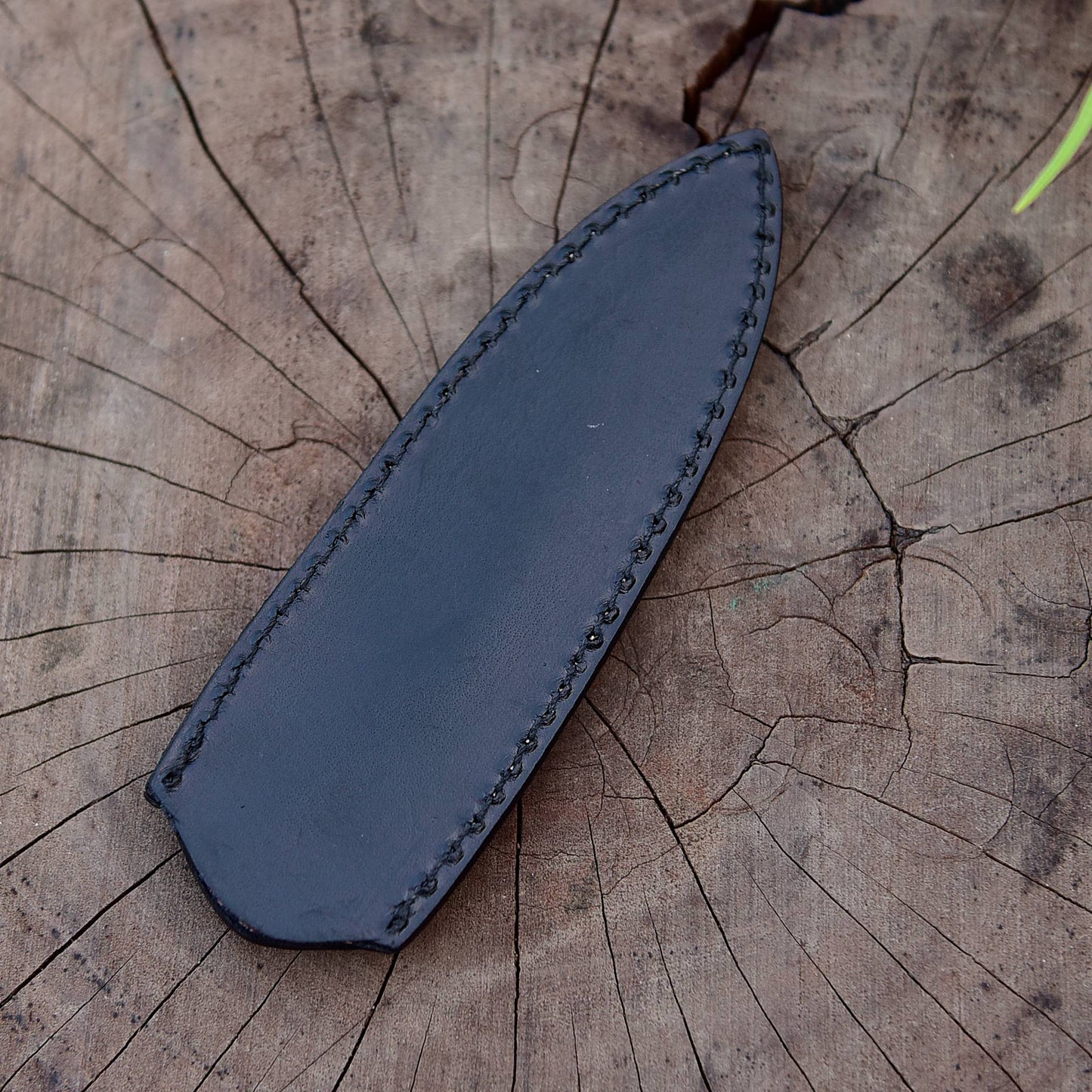 Custom Hand Forged Genuine Leather Dagger Knife Sheath