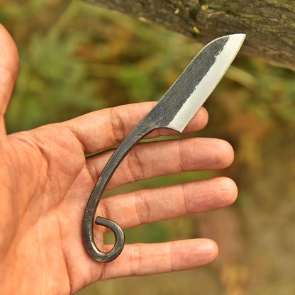 Hand Forged Camping Kitchen Knife Traditional Blacksmith Steak Knife