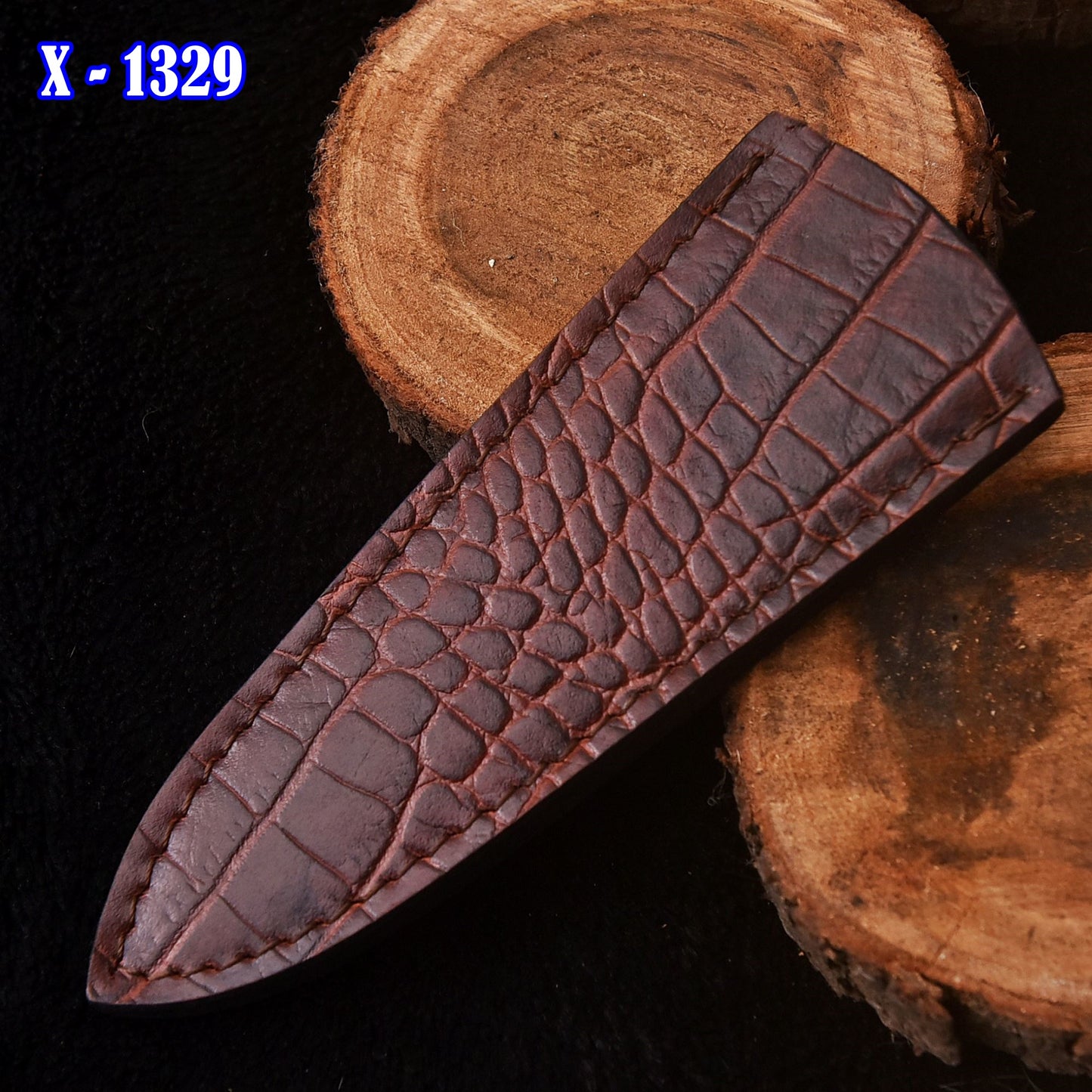 Hand Stitched High Quality Fixed Blade Top Grain Leather Sheath