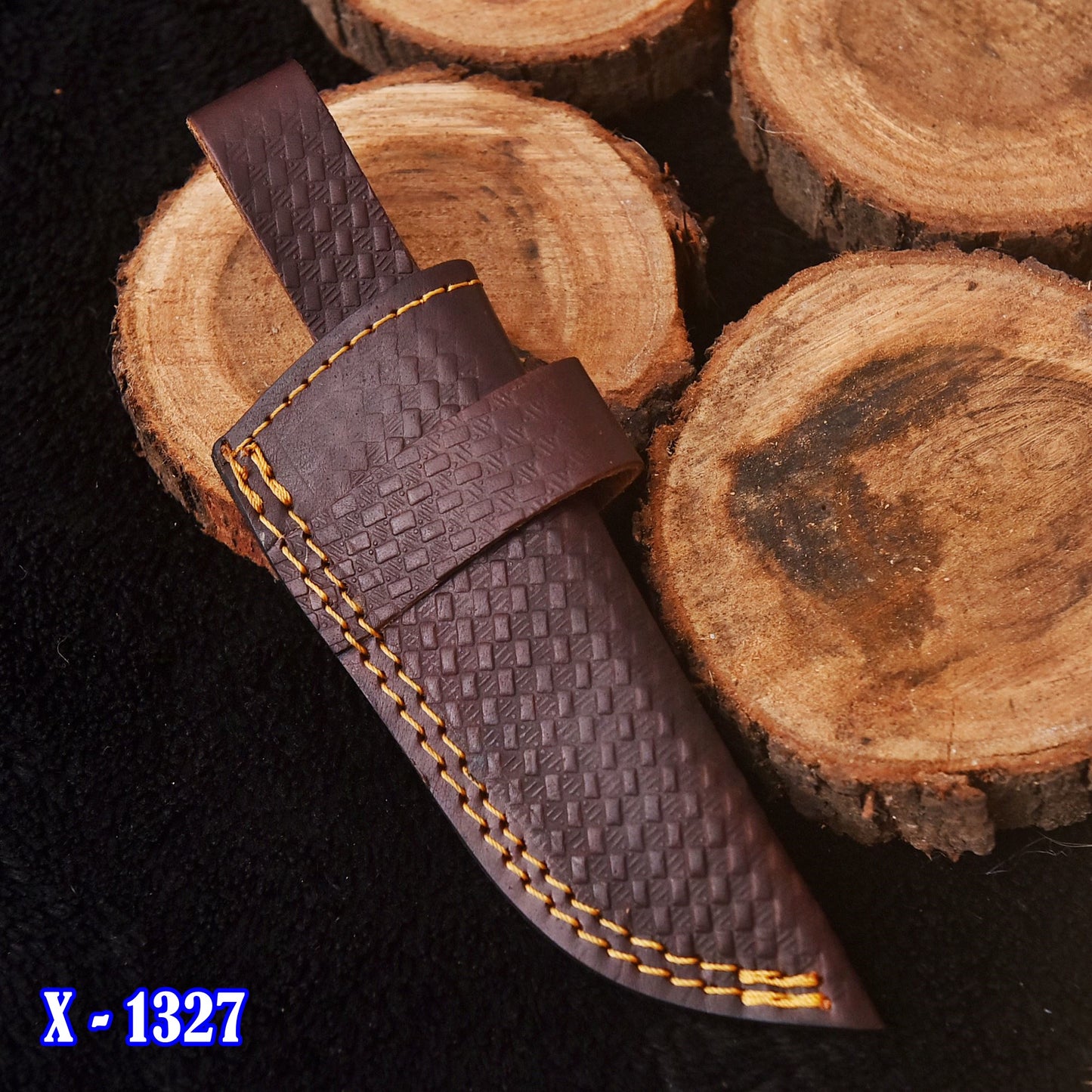 Outdoor Use Handmade Durable Top Grain Leather Fixed Blade Knife Sheath