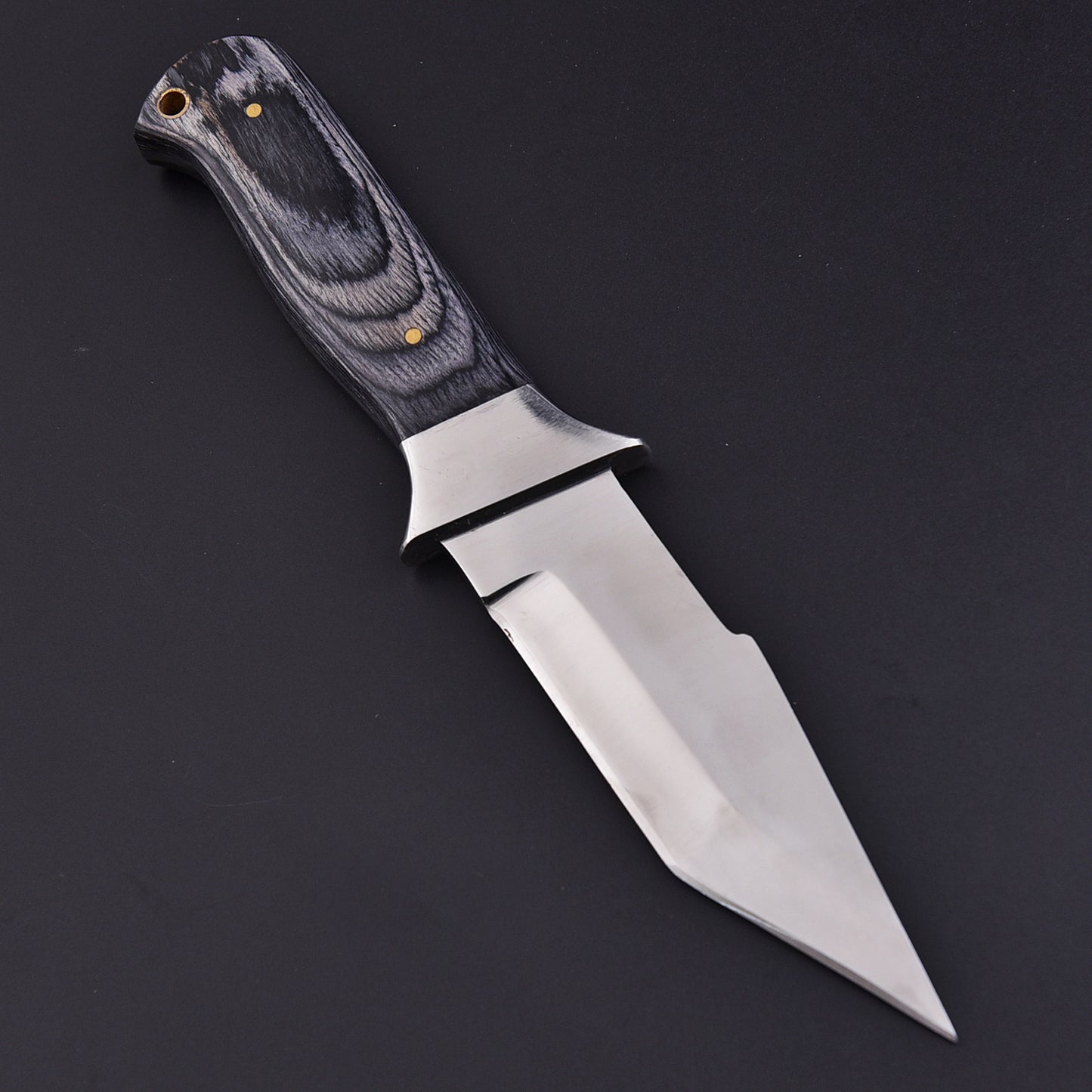 Handmade Skinner Knife Pakkawood Wood Handle 9" Full Tang Knife