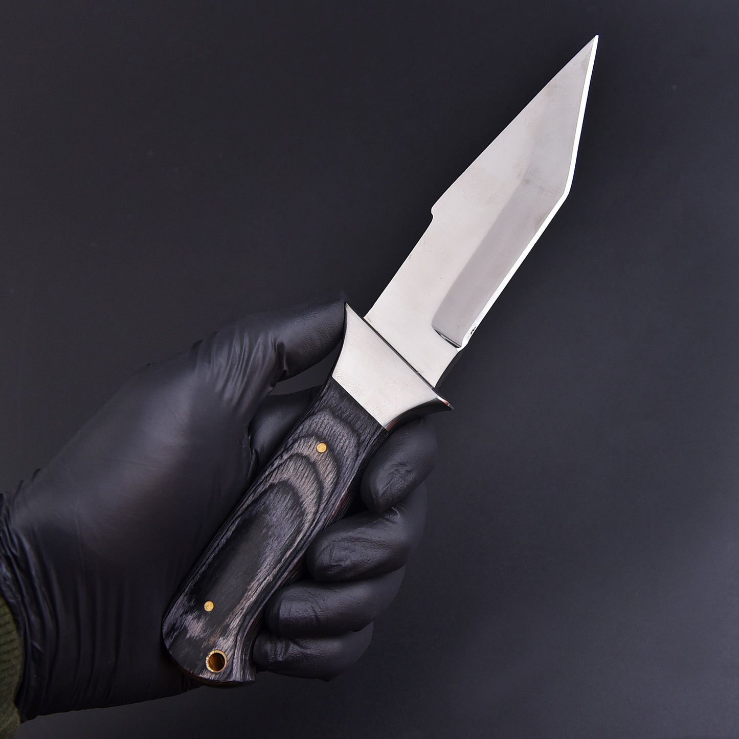 Handmade Skinner Knife Pakkawood Wood Handle 9" Full Tang Knife