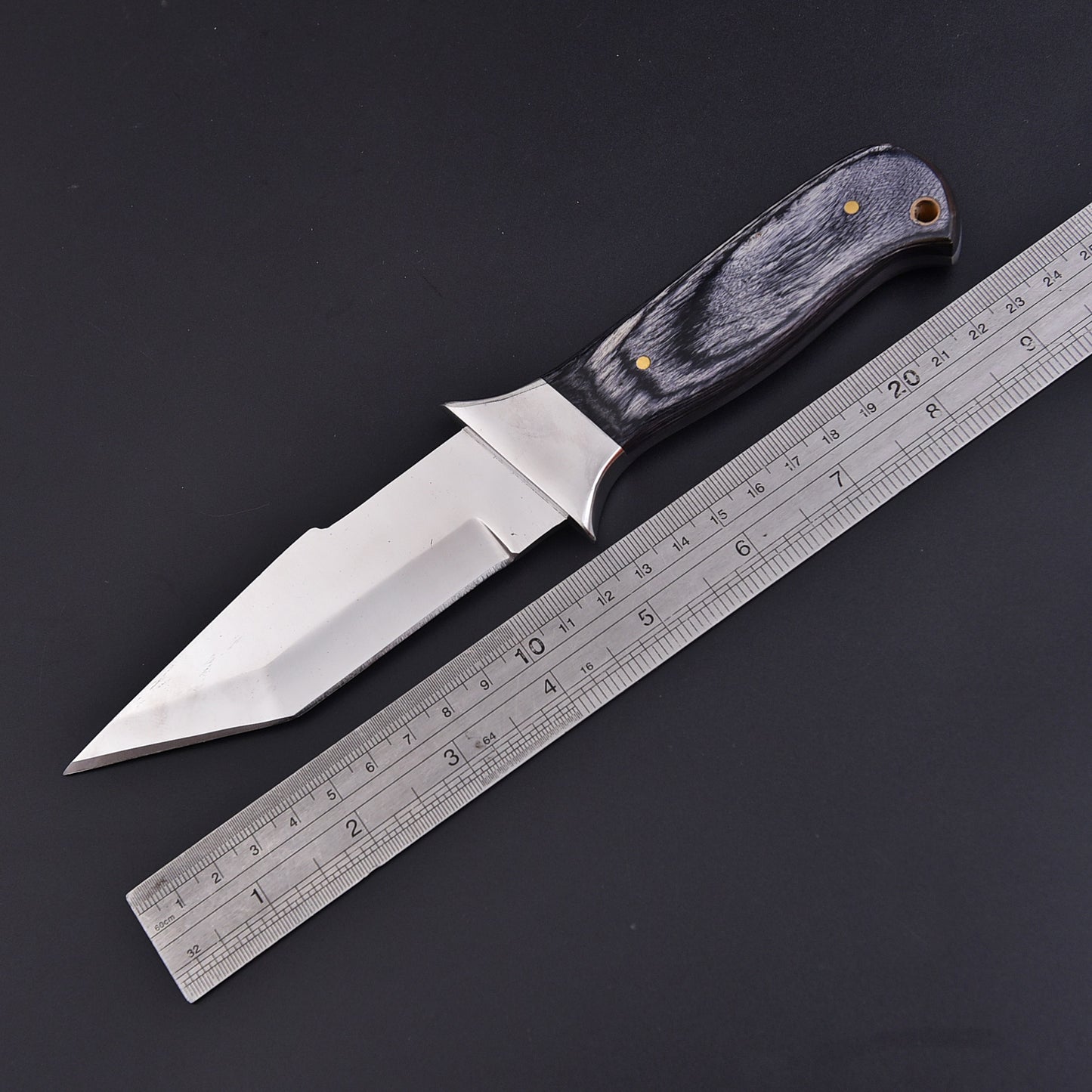 Handmade Skinner Knife Pakkawood Wood Handle 9" Full Tang Knife