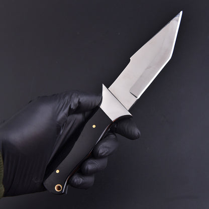 9” Hand Forged Carbon Steel Full Tang Skinner Knife - Resin Handle