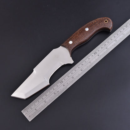 Hand Forged D2 Steel Hunting Tracker Fix Blade Knife Full Tang - Micarta Handle
