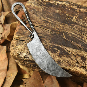 Handmade Blacksmith Knife Rustic KitchenB Outdoor Cooking Design Tool