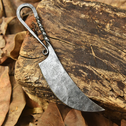 Handmade Blacksmith Knife Rustic KitchenB Outdoor Cooking Design Tool