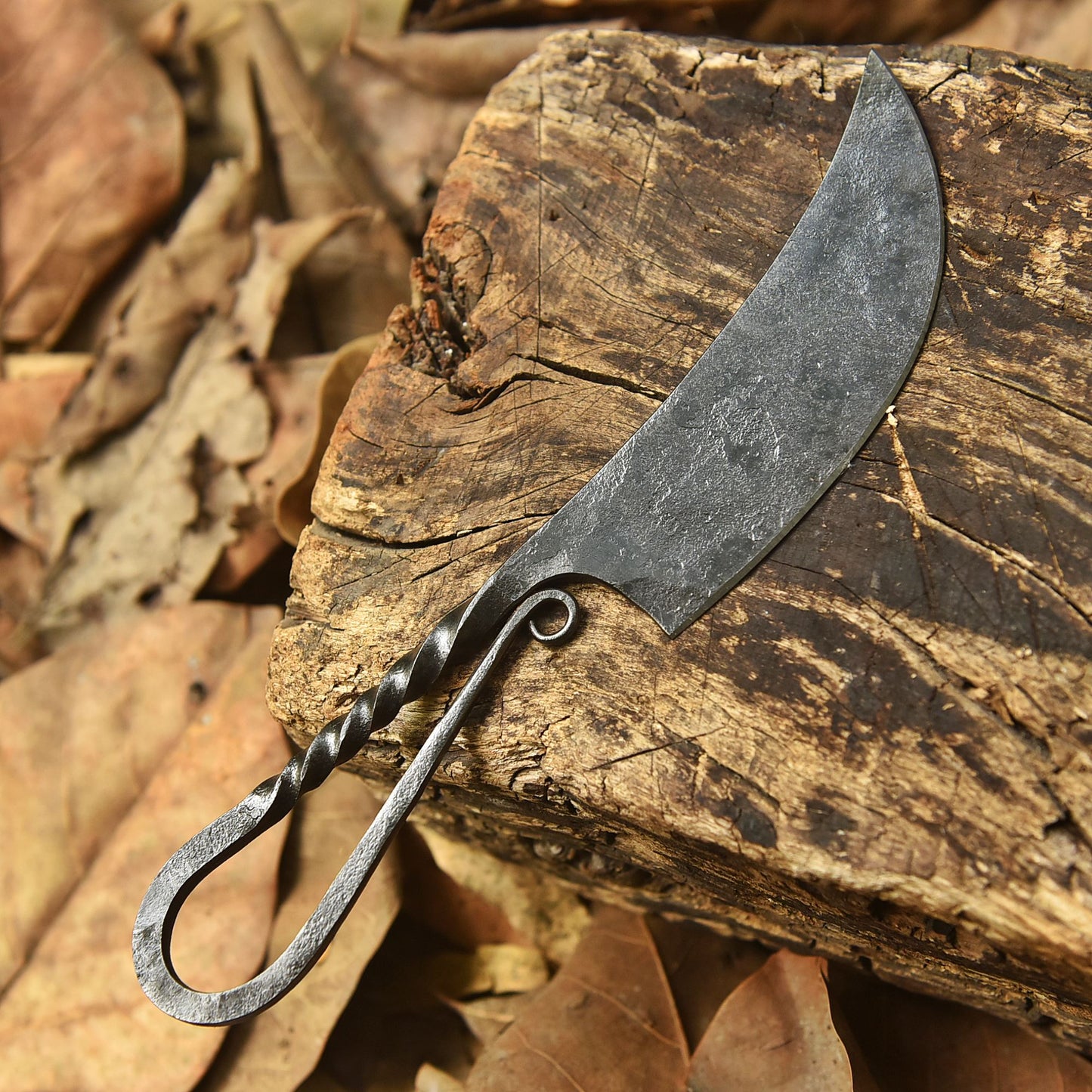 Handmade Blacksmith Knife Rustic KitchenB Outdoor Cooking Design Tool