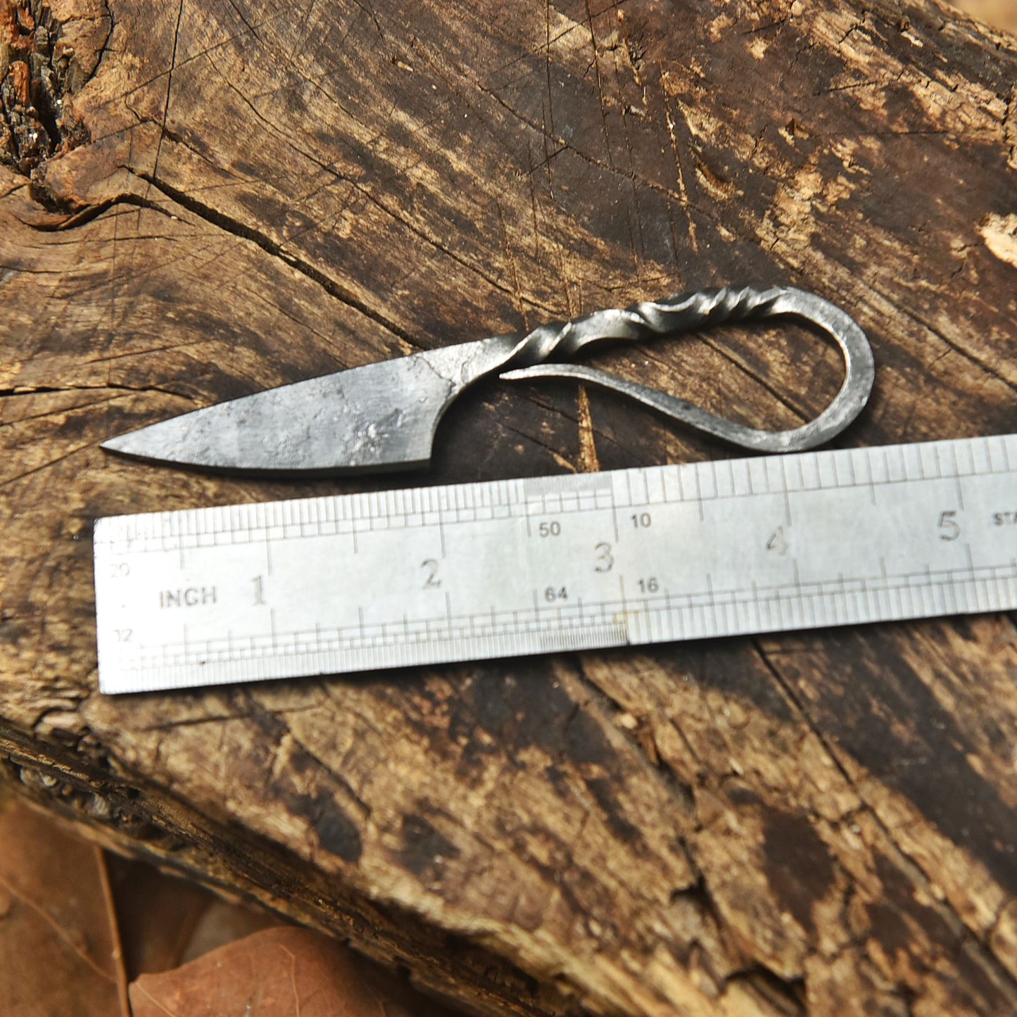 Handmade Traditional Blacksmith Mini Knife  Hand Forged Rustic Utility Design