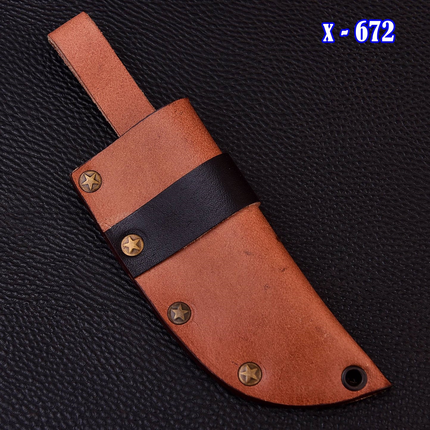 Premium Cowhide Leather Knife Sheath Belt Carry Fixed Blade Sheath