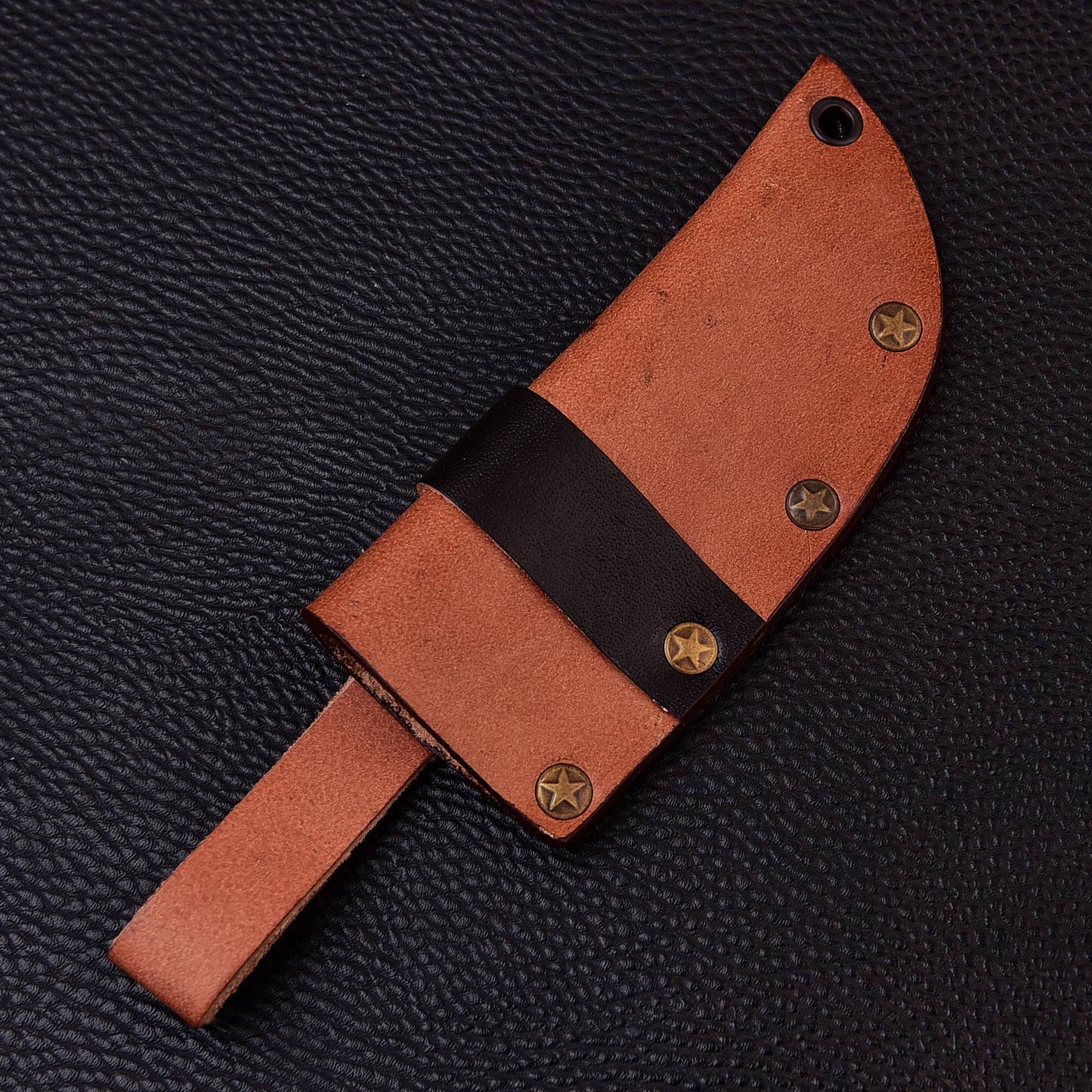 Premium Cowhide Leather Knife Sheath Belt Carry Fixed Blade Sheath
