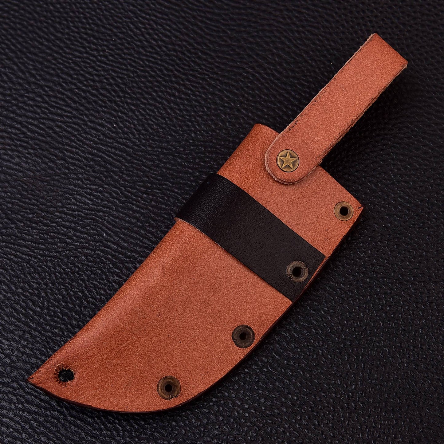 Premium Cowhide Leather Knife Sheath Belt Carry Fixed Blade Sheath