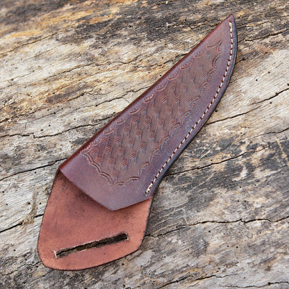 Outdoor Premium Handmade Full Grain Leather Fixed Blade Knife Sheath