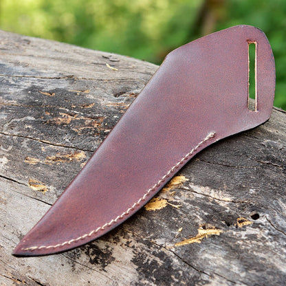 Outdoor Premium Handmade Full Grain Leather Fixed Blade Knife Sheath