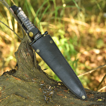 Elite Professional Outdoor Hiking Double Edge Dagger Knife Resin Handle