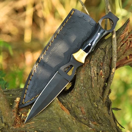 Premium Elite Handmade Outdoor Double Edge Powder Coat Blade Dagger