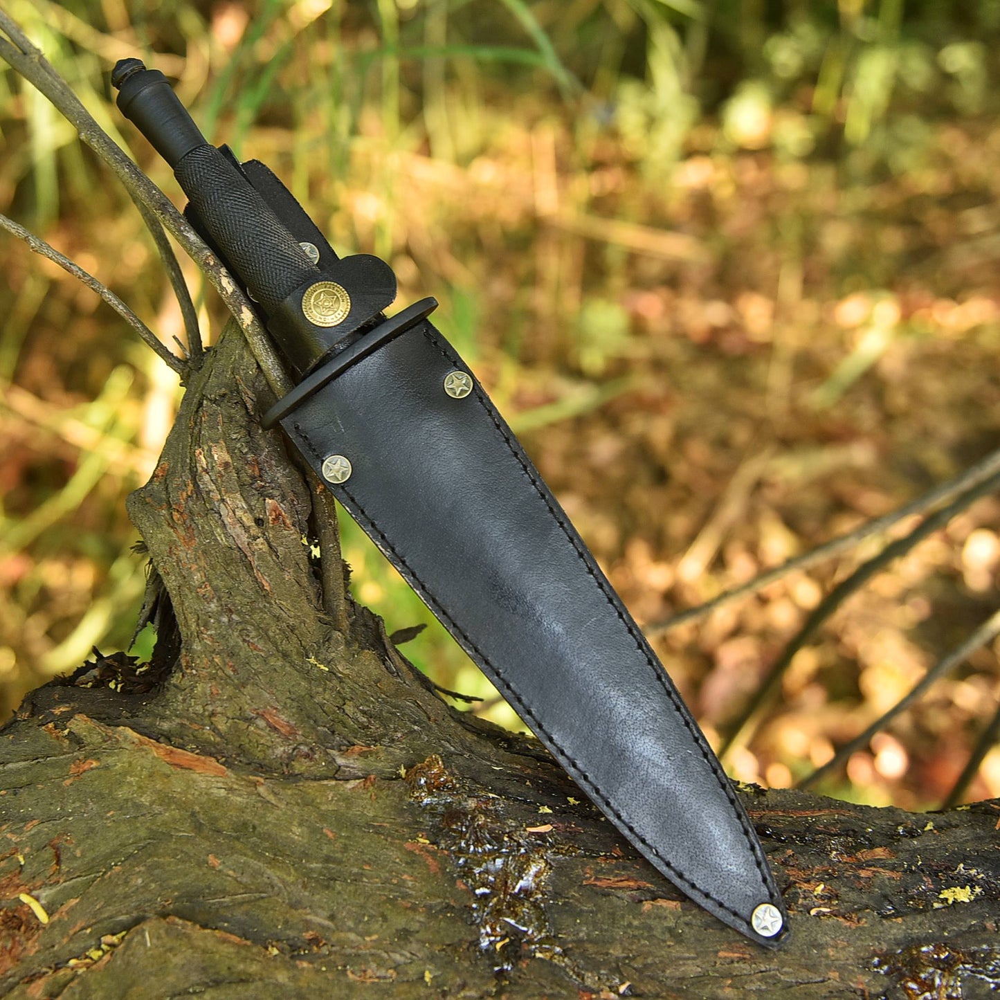 Premium Handmade Fixed Double Edge Carbon Steel Blade Full Tang Dagger Knife