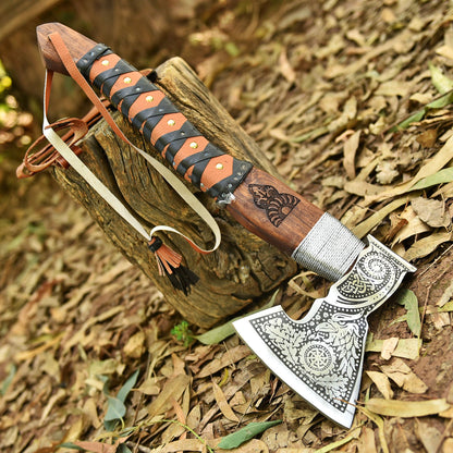 Nordic Warrior Viking Bearded Axe Bushcraft Camping Hiking Adventure Tool