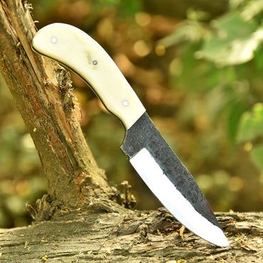 Premium Handmade Hunting Camping Outdoor Adventure Carbon Steel Skinner Knife