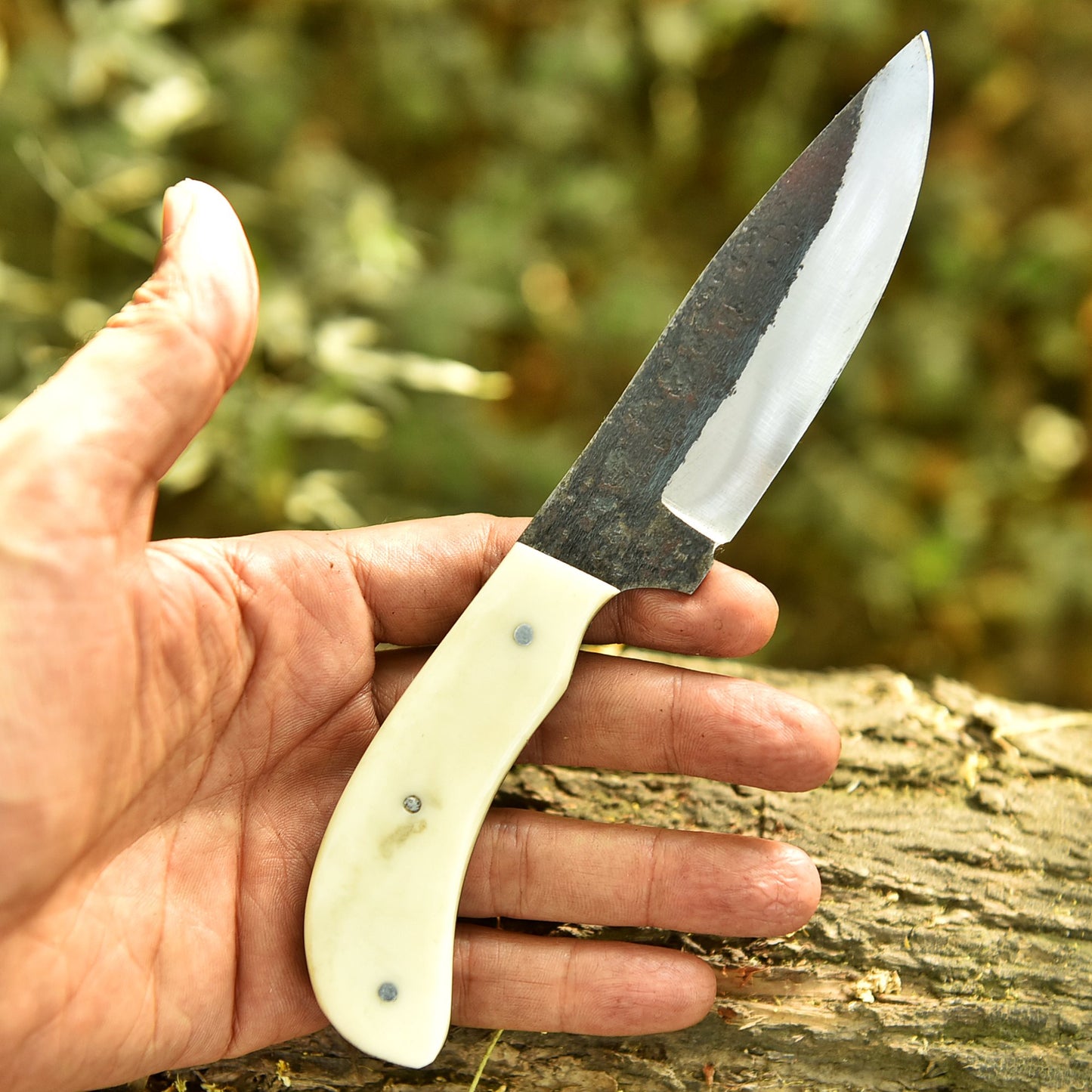 Premium Handmade Hunting Camping Outdoor Adventure Carbon Steel Skinner Knife
