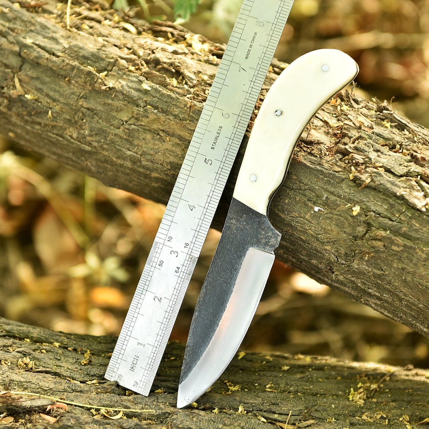 Premium Handmade Hunting Camping Outdoor Adventure Carbon Steel Skinner Knife
