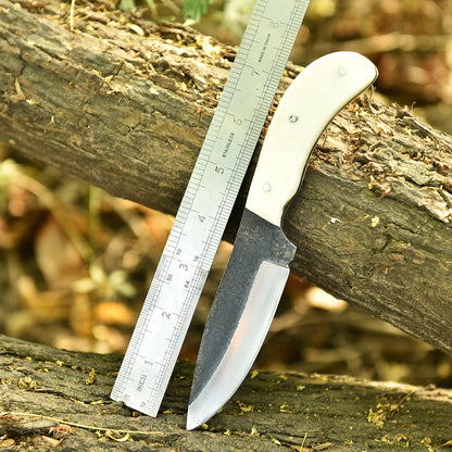 Premium Handmade Hunting Camping Outdoor Adventure Carbon Steel Skinner Knife