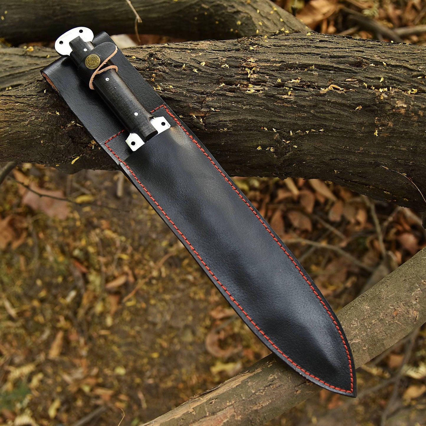 Handmade High End Tactical Carbon Steel Double Edge D2 Blade Dagger