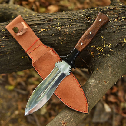 Collector’s Edition Double Edge Hunting Dagger Knife Wood Resin Handle