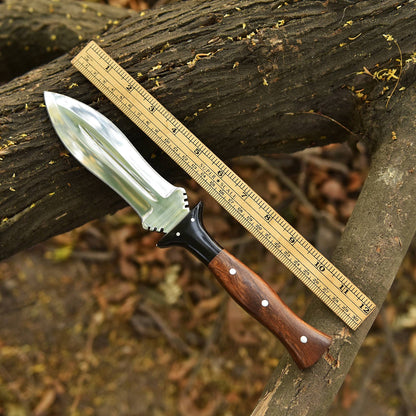 Collector’s Edition Double Edge Hunting Dagger Knife Wood Resin Handle