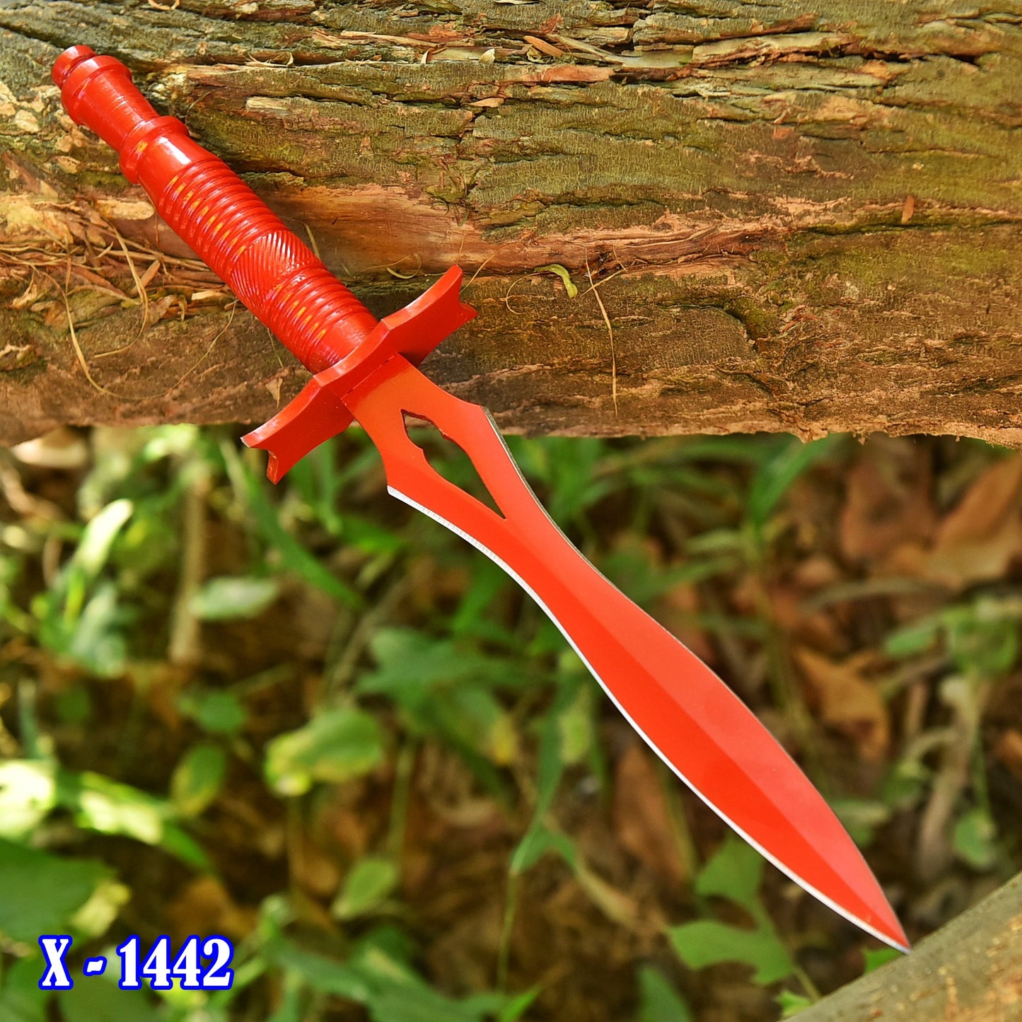 Custom Handmade Carbon Steel Blade Double Edge Dagger Knife Full Tang