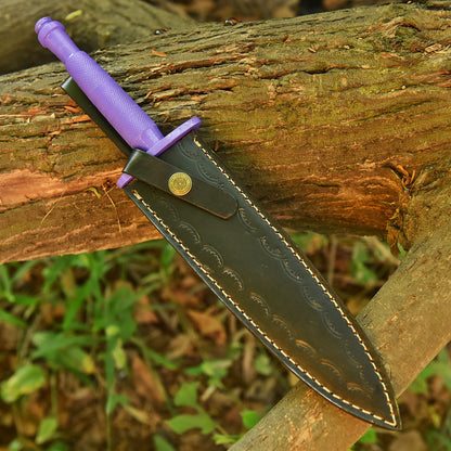 Custom Handmade Carbon Steel Dagger Knife 13" Full Tang