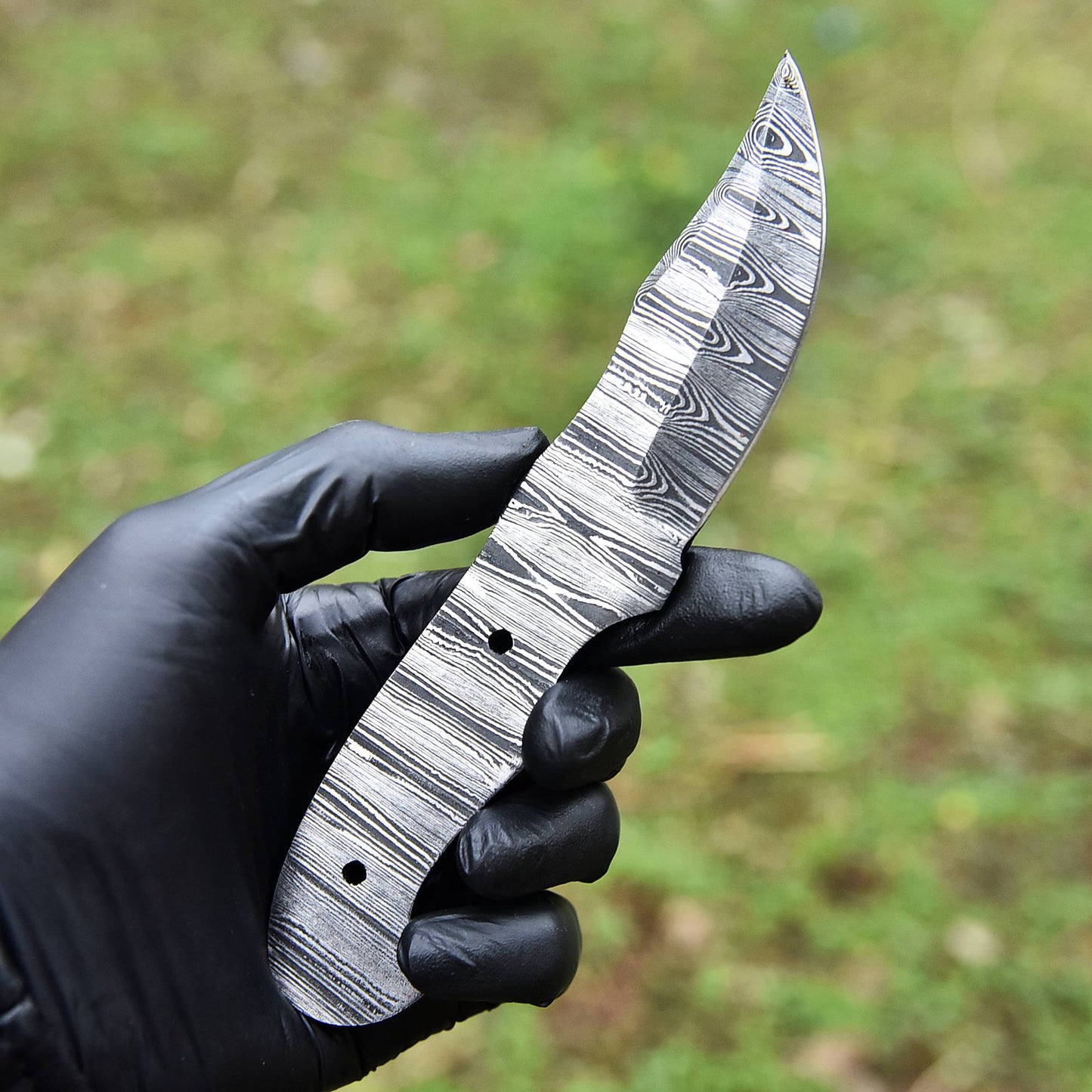 Full Tang Handmade Damascus Steel Blade Hunting Skinner Blank Blade