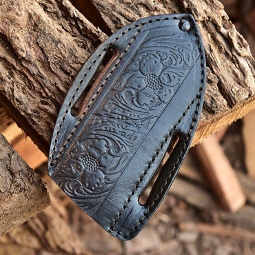 High End Artisan Handmade Sheep Leather Fixed Blade Knife Sheath