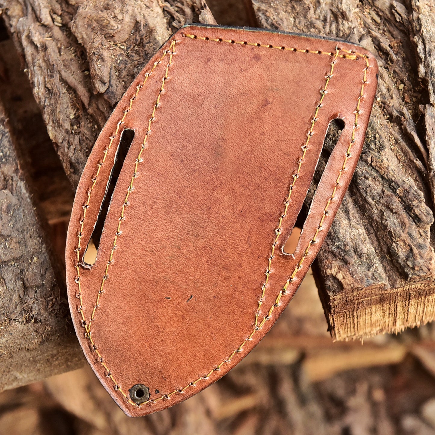 High End Artisan Handmade Sheep Leather Fixed Blade Knife Sheath
