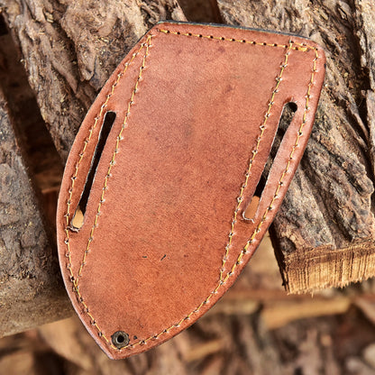 High End Artisan Handmade Sheep Leather Fixed Blade Knife Sheath