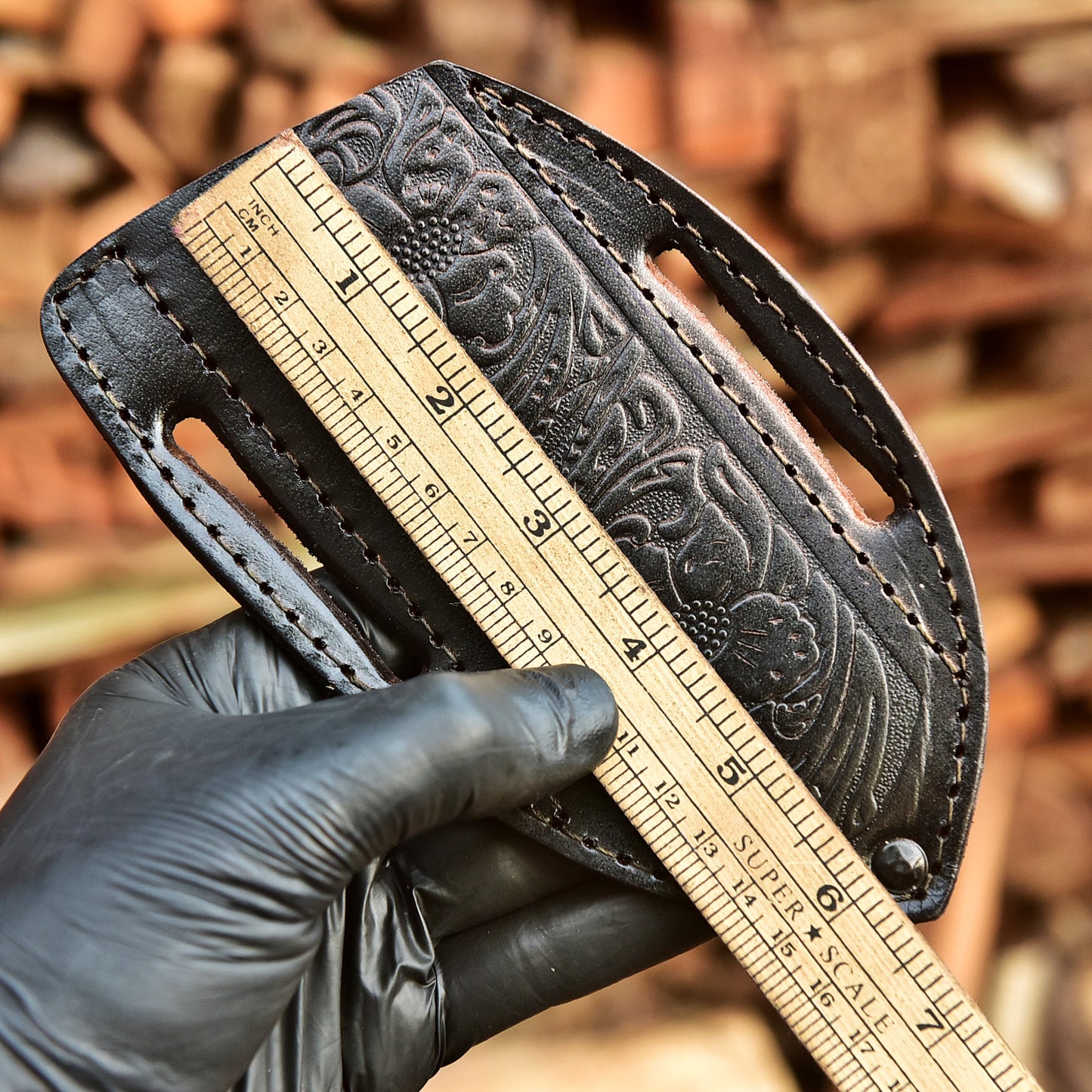 High End Artisan Handmade Sheep Leather Fixed Blade Knife Sheath
