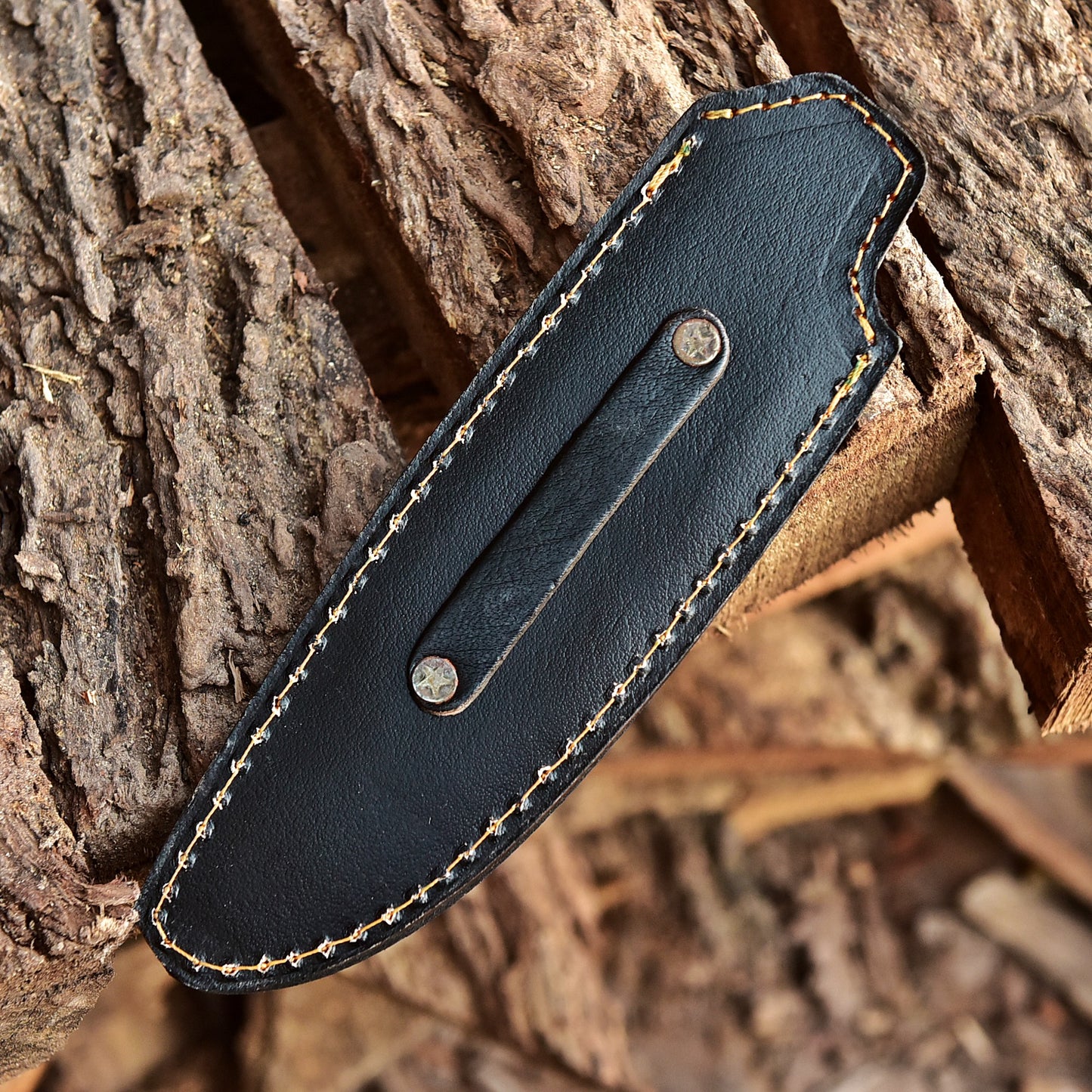 Custom Handmade Fix Blade Knife Genuine Leather Collector Edition Sheath