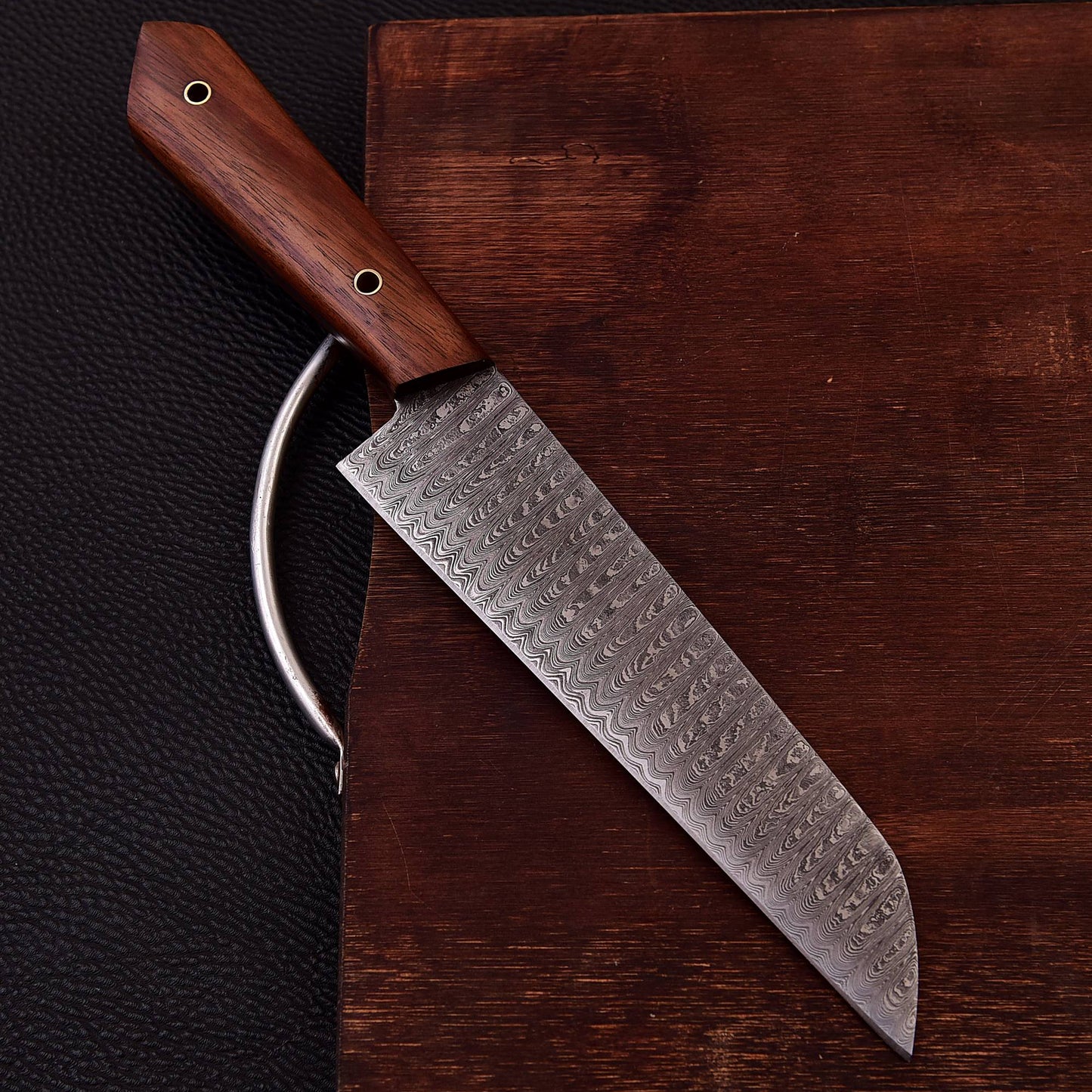 Custom Hand Forged Damascus Steel Blade Chef Knife Kitchen Knife