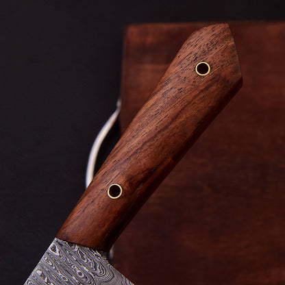 Custom Hand Forged Damascus Steel Blade Chef Knife Kitchen Knife