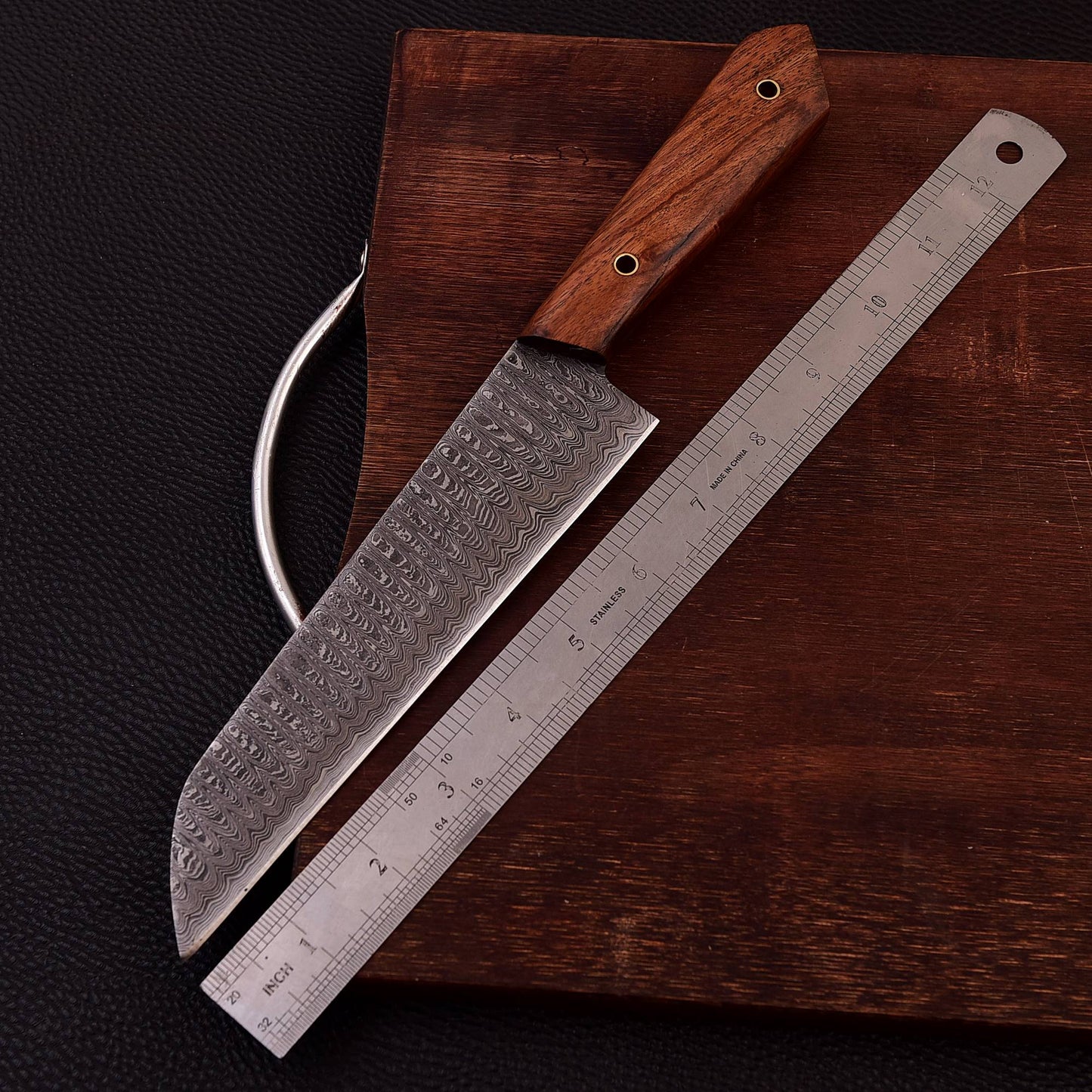 Custom Hand Forged Damascus Steel Blade Chef Knife Kitchen Knife